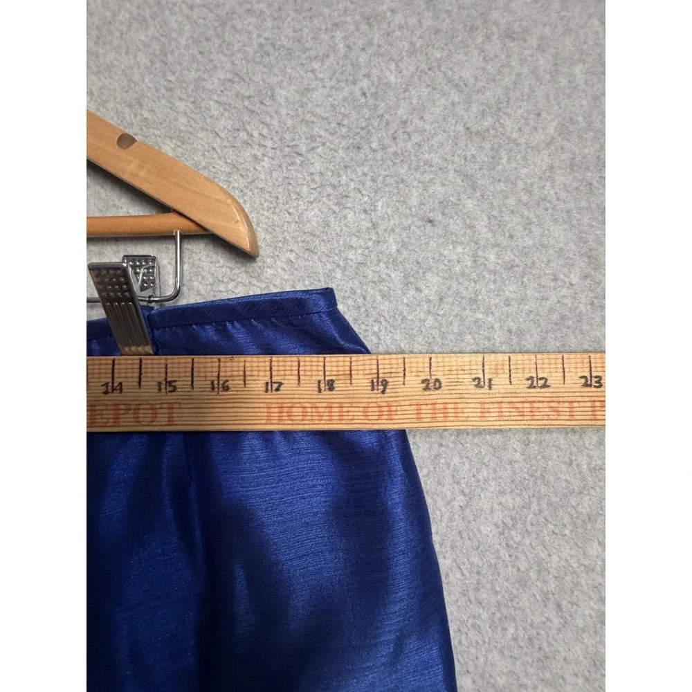 Le Suit Skirt Suit Womens 16 Blue 2 Piece Jacket Skirt Lined Career Workwear